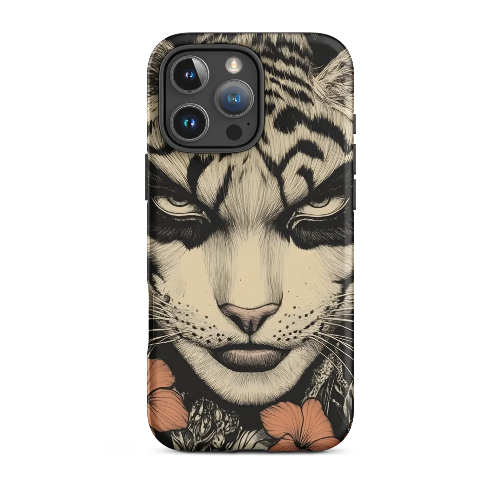 Feline Majesty: The Human-Leopard Connection | Phone Case |  16 Pro Max | Tough Case | Matte