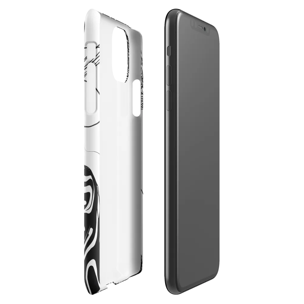 Elegance in Black and White | Phone Case |  11 Pro Max | Snap Case | Glossy