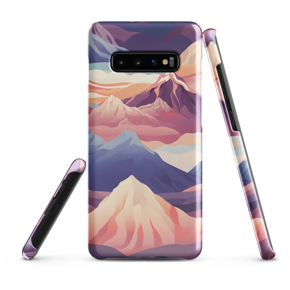 Ethereal Mountain Symphony | Phone Case |  S10 Plus | Snap Case | Glossy