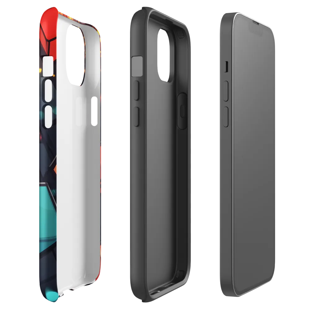 Illuminated Geometry | Phone Case |  14 Plus | Tough Case | Glossy