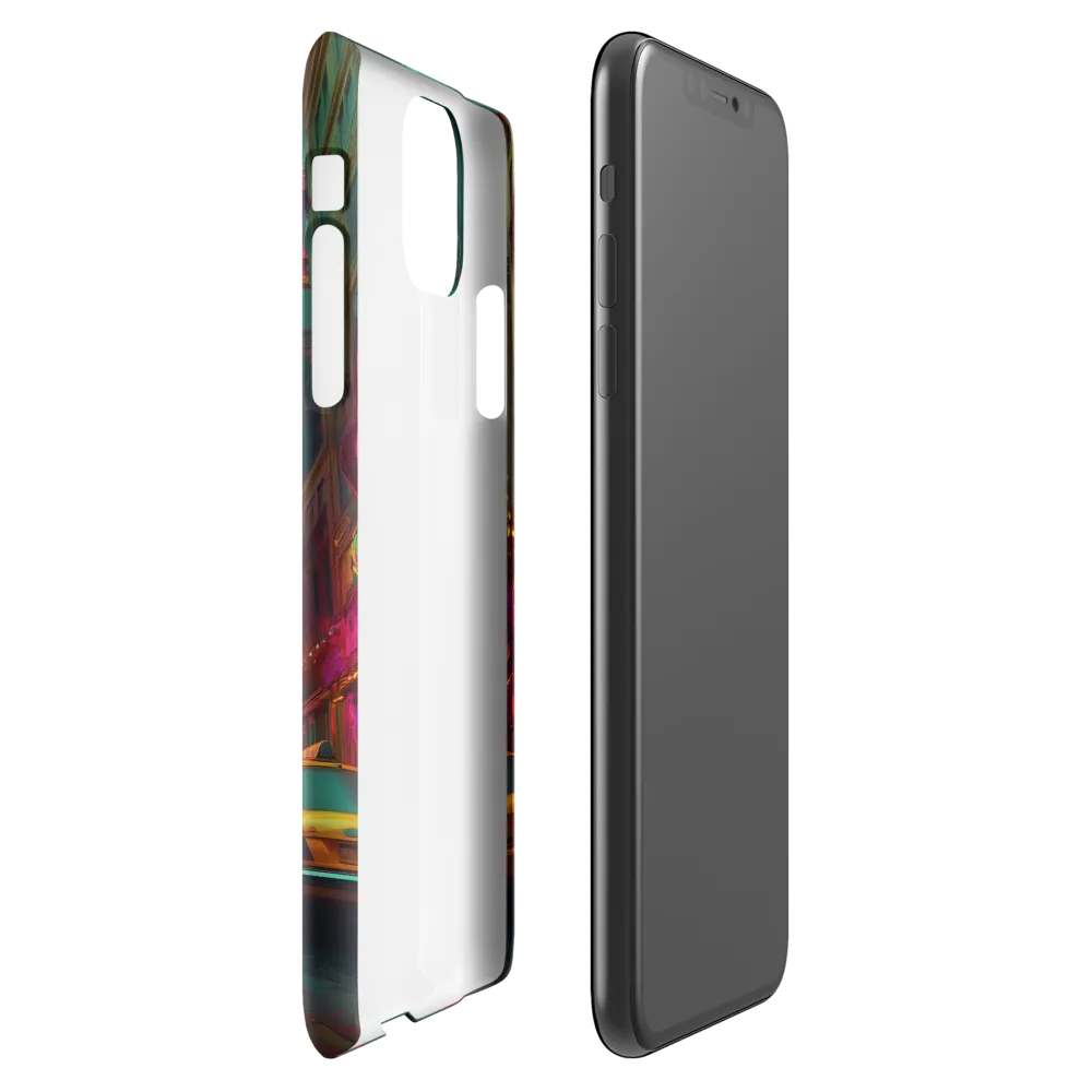 Neon Dreams: A Surreal Urban Journey | Phone Case |  11 Pro Max | Snap Case | Glossy