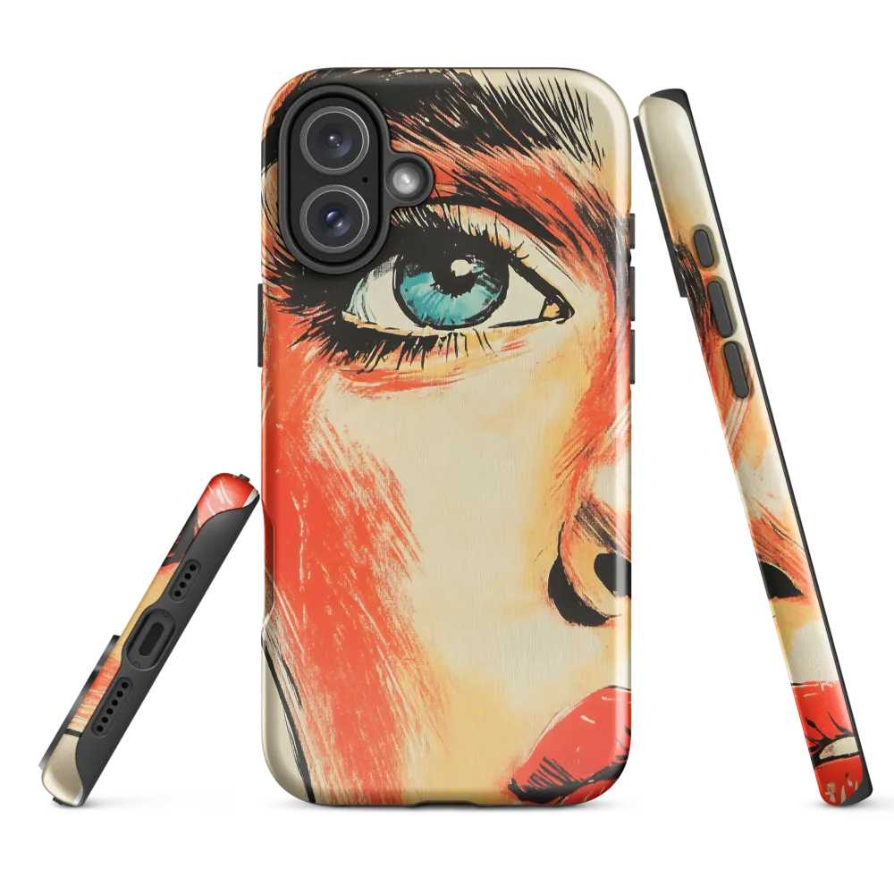 Intense Gaze: A Pop Art Portrait