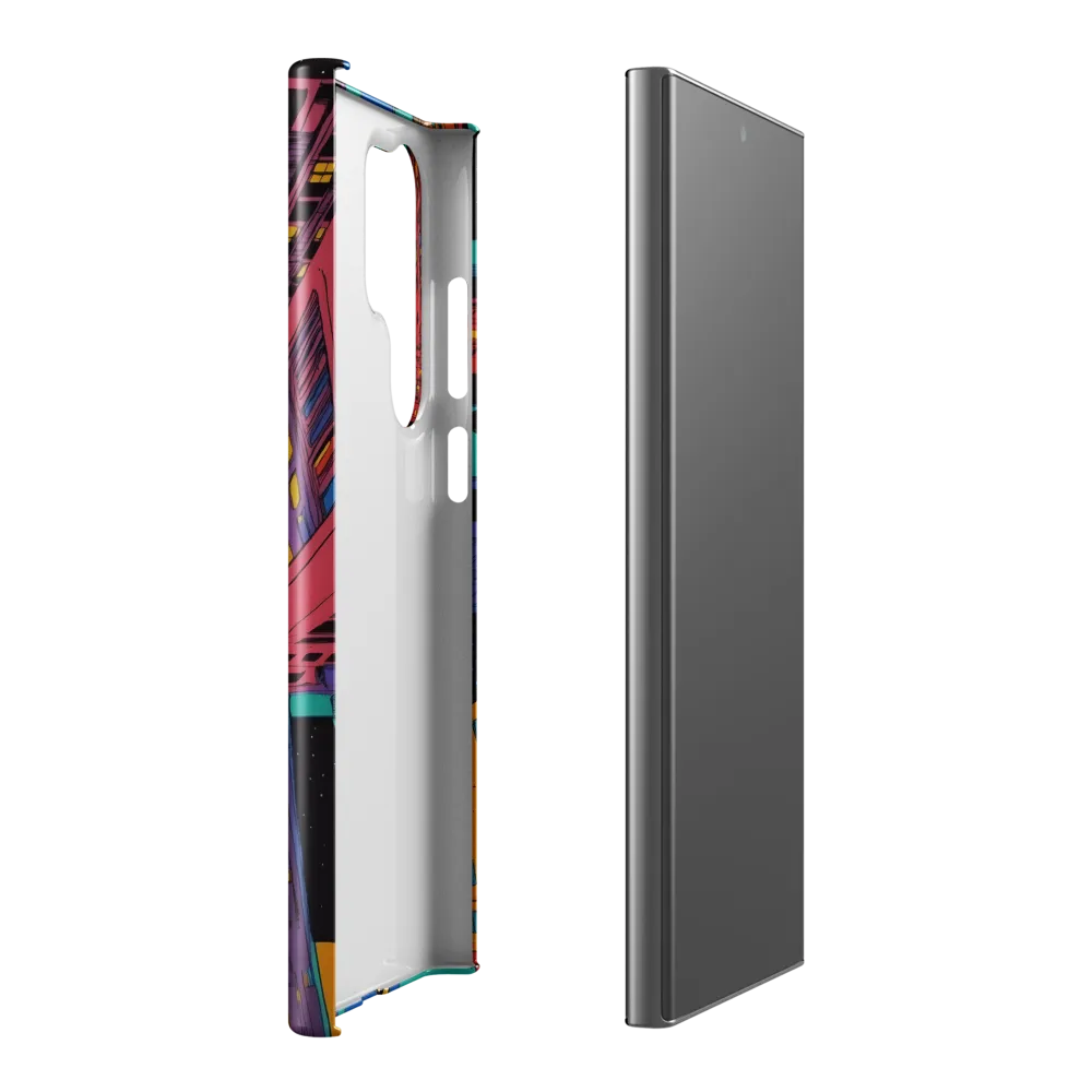 Aerial Dreamscape: The Pulse of Urban Life | Phone Case |  S23 Ultra | Snap Case | Glossy