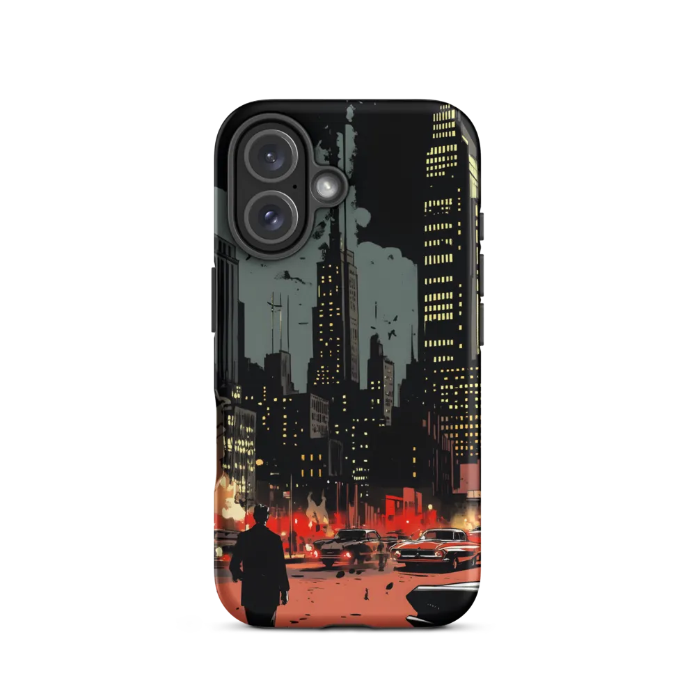 Urban Shadows: A Noir Night | Phone Case |  16 | Tough Case | Matte