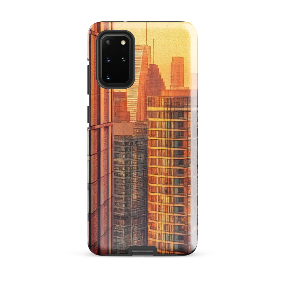 Urban Serenity at Sunset