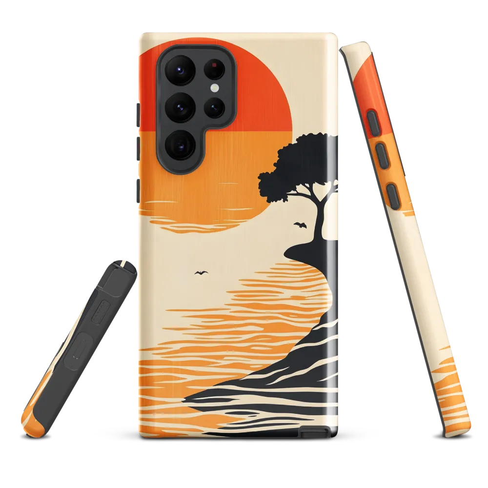 Serene Sunset | Phone Case |  S22 Ultra | Tough Case | Glossy