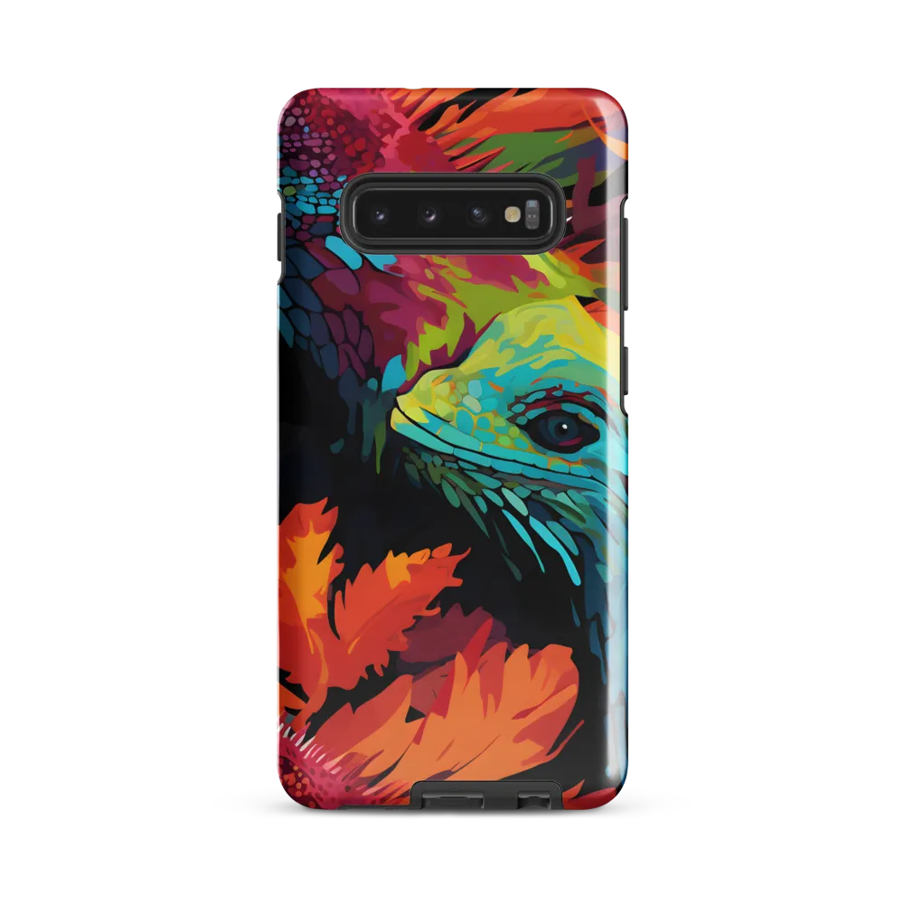 Vibrant Reptilian Harmony | Phone Case |  S10 Plus | Tough Case | Glossy