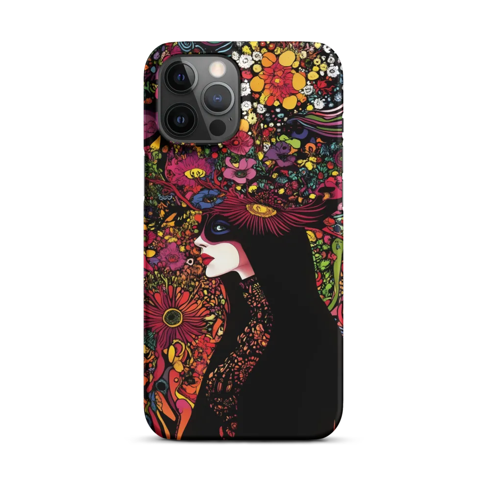 Midnight Bloom — Masked Profile in Psychedelia