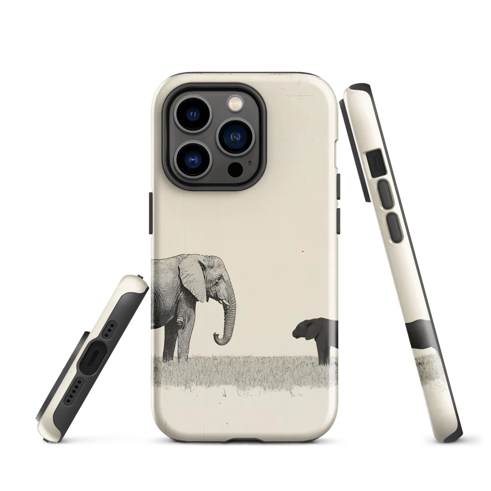 Contrasting Companions | Phone Case |  14 Pro | Tough Case | Glossy