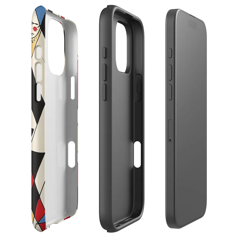 Dynamic Geometric Symphony | Phone Case |  16 Pro Max | Tough Case | Matte