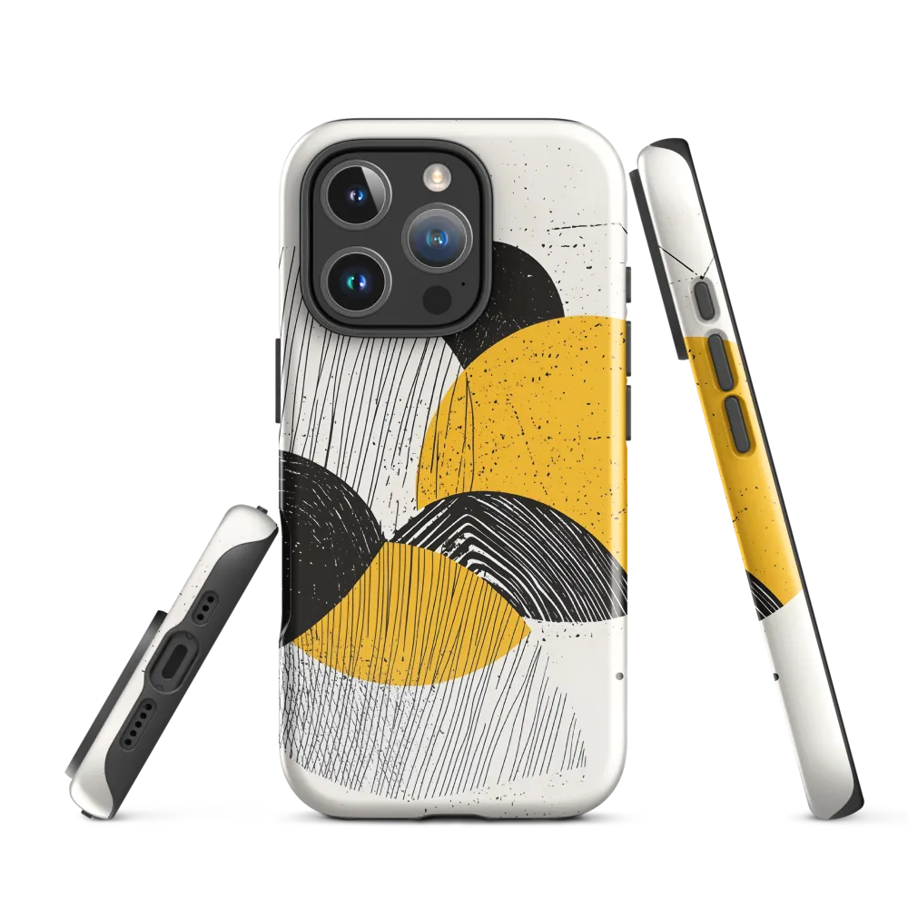 Dynamic Harmony in Black and Yellow