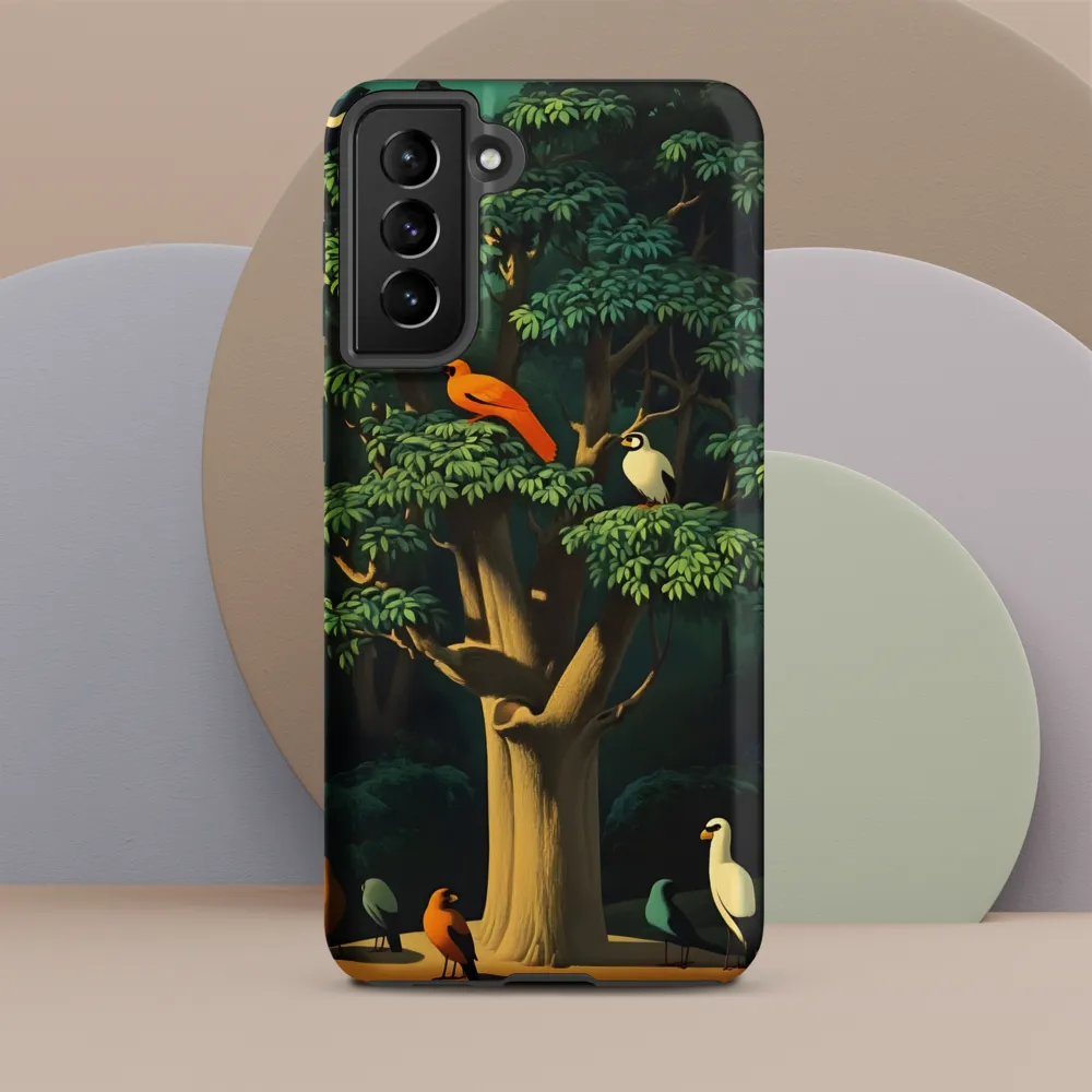 Harmony in Color: A Surreal Bird Symphony