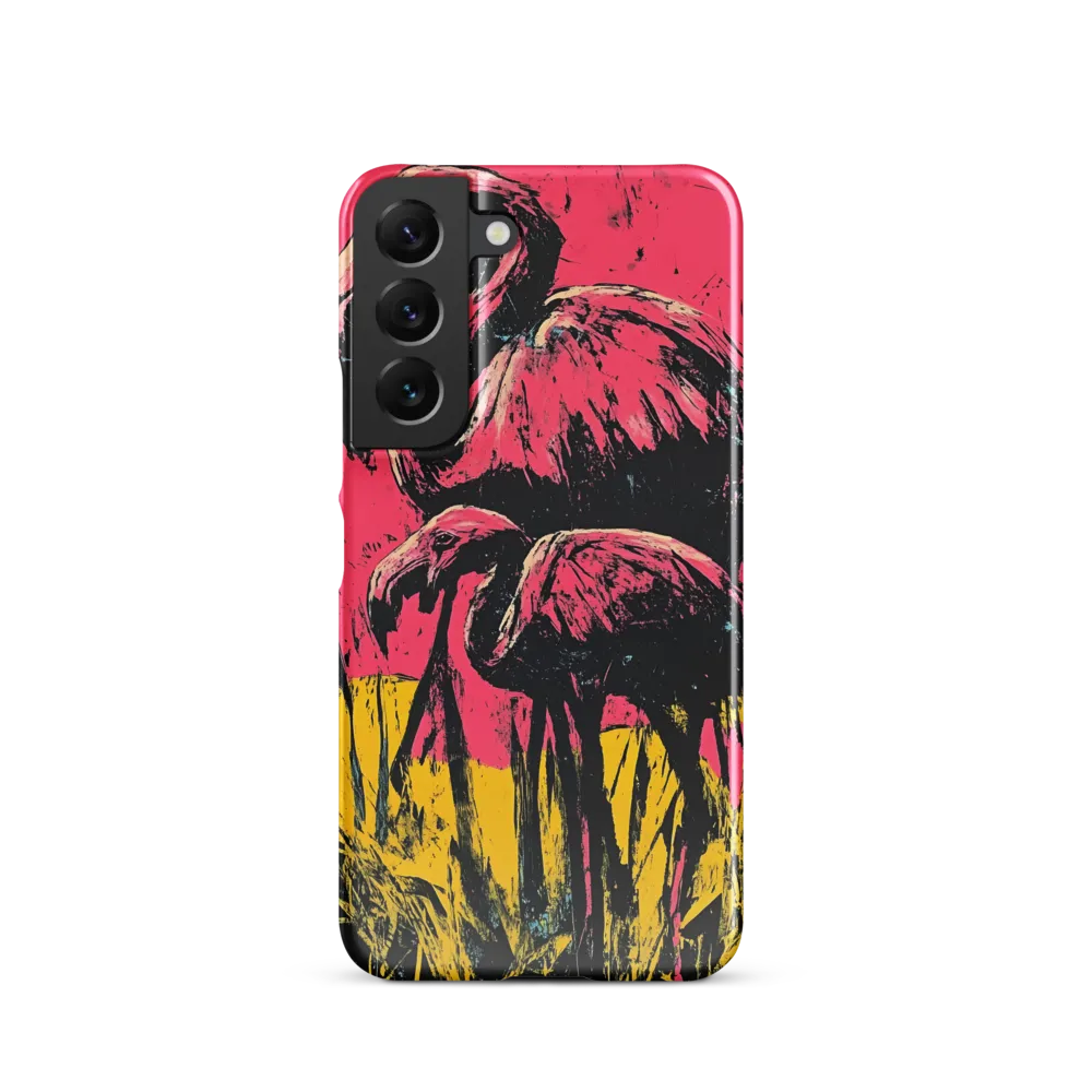 Flamingo Duet: A Pop Art Expression