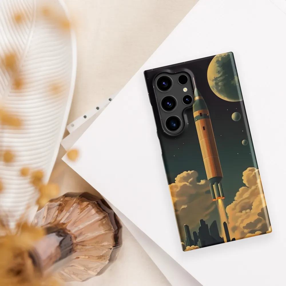 Journey Through the Cosmic Frontier | Phone Case |  S24 Ultra | Snap Case | Matte