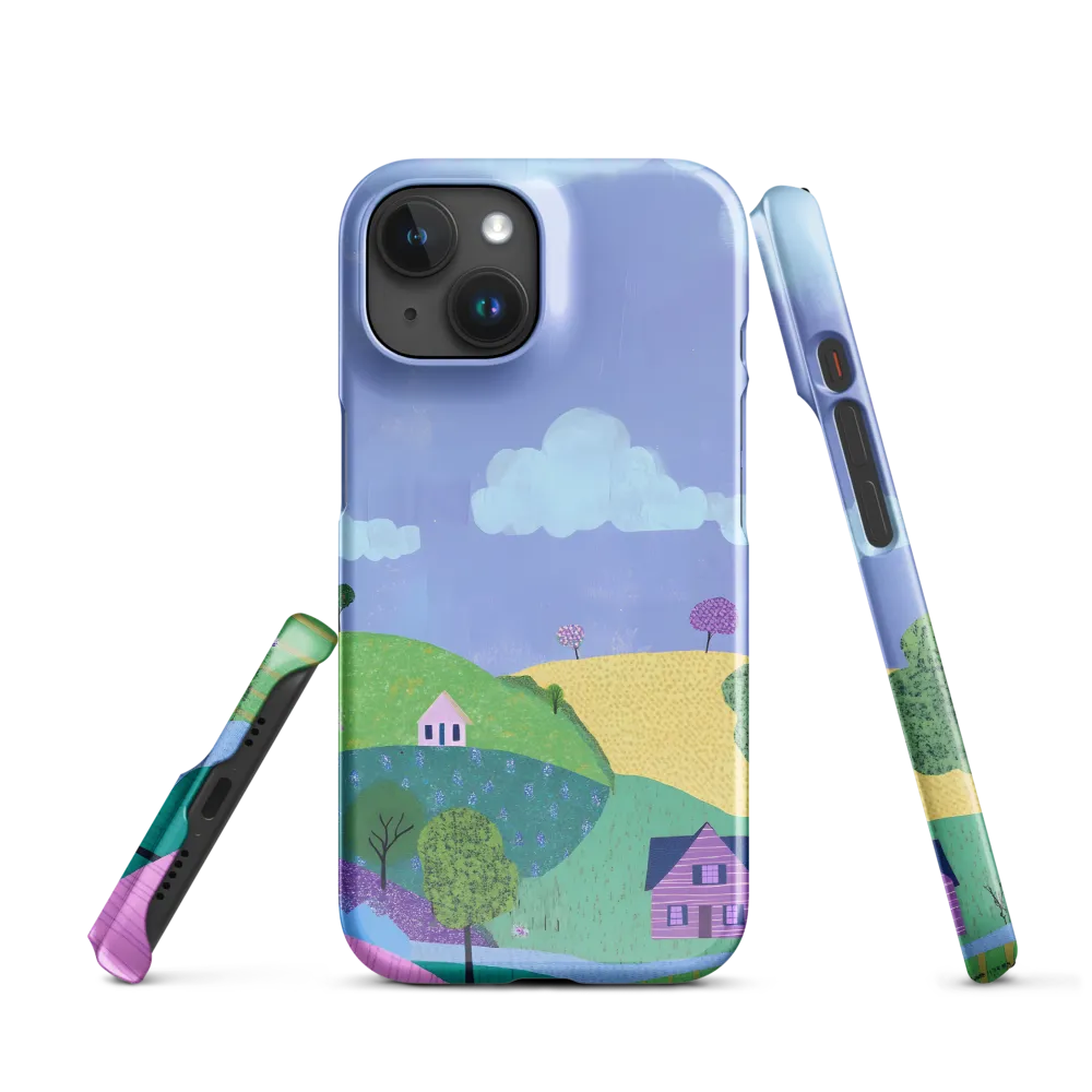 Whimsical Hills and Quaint Homes | Phone Case |  15 | Snap Case | Glossy