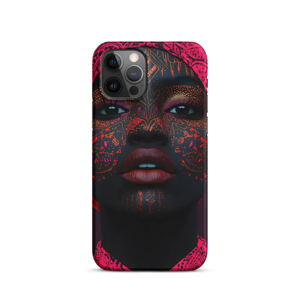 Neon Adornments: A Portrait of Cultural Expression