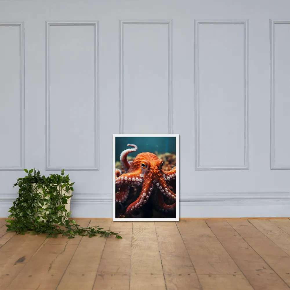Curious Depths | Poster with White Frame | 18″×24″