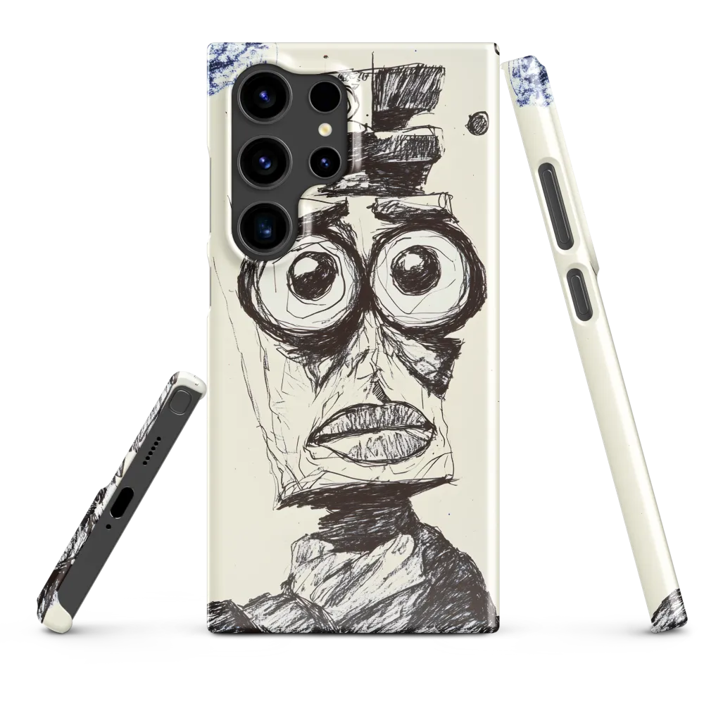 Abstract Surrealist Figure in Cubism | Phone Case |  S24 Ultra | Snap Case | Glossy