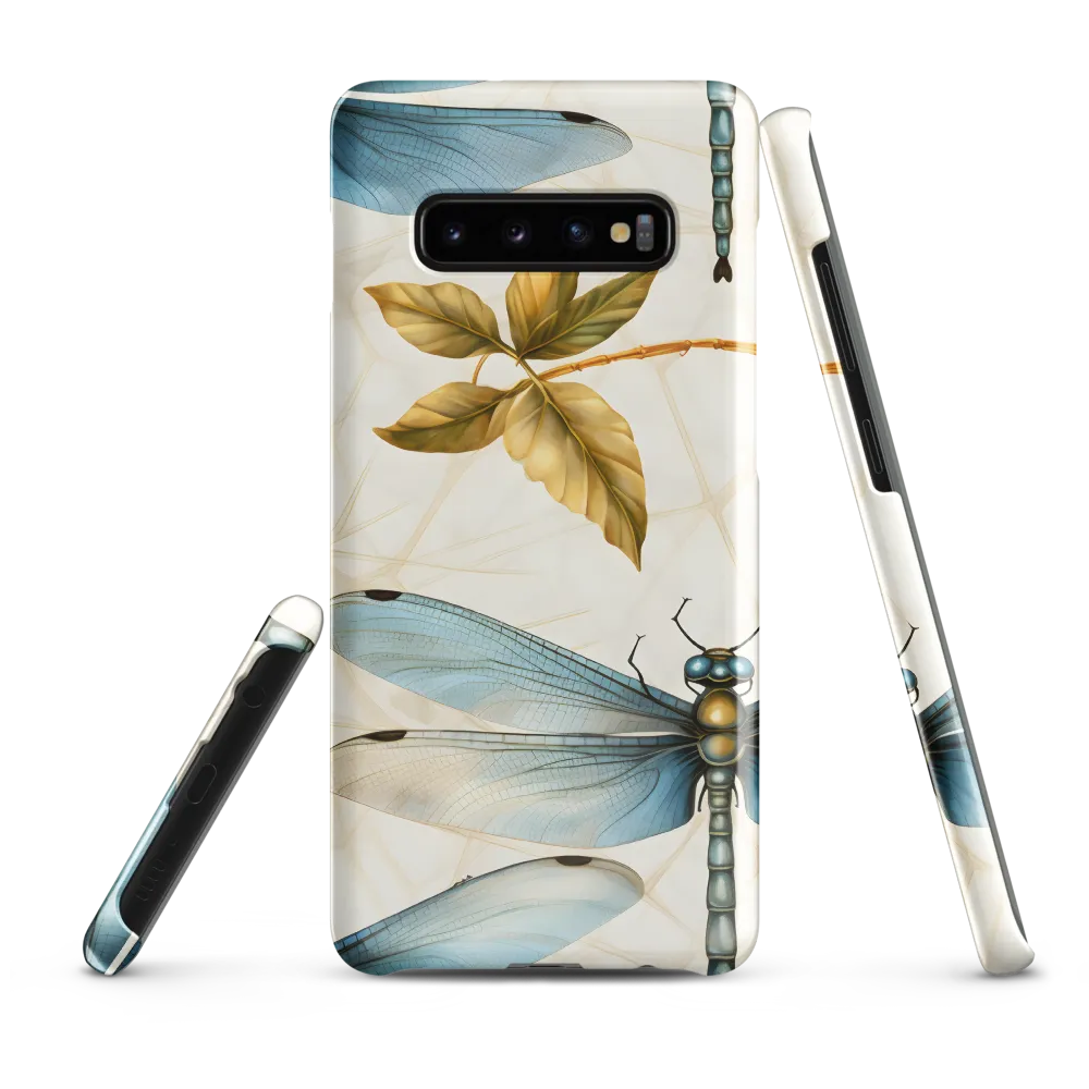 Ethereal Dance of Dragonflies | Phone Case |  S10 Plus | Snap Case | Glossy