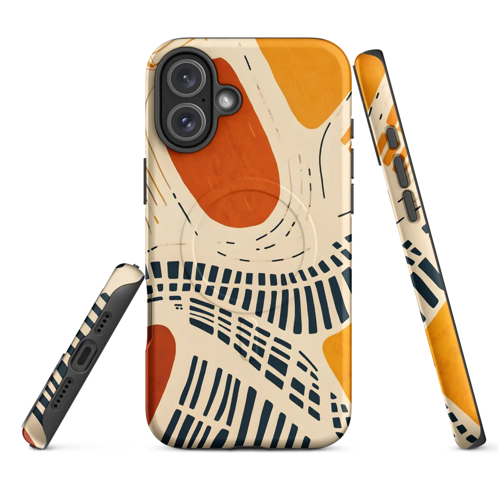 Urban Patterns in Harmony | Phone Case |  16 Plus | MagSafe® Tough Case | Matte