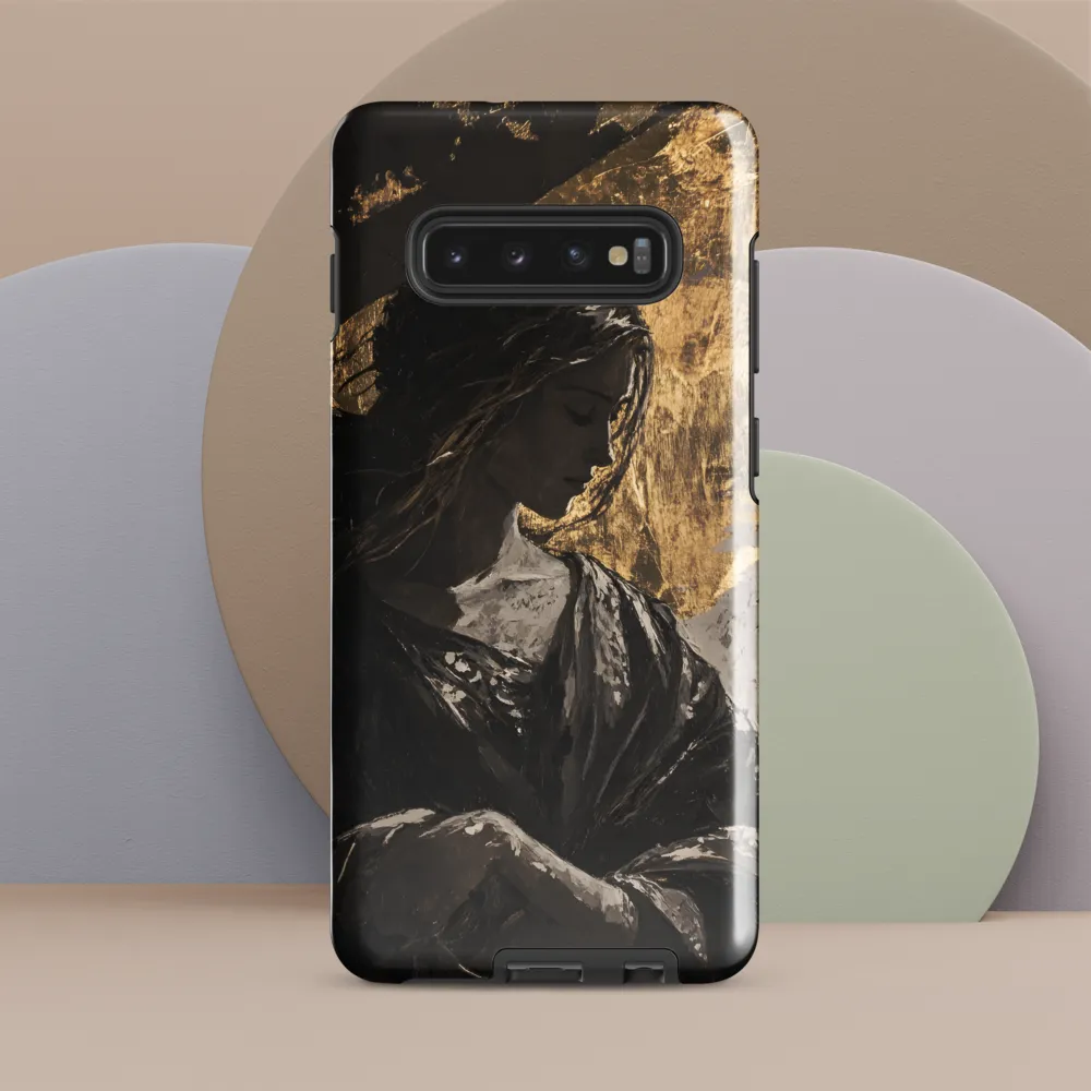 Golden Serenity | Phone Case |  S10 Plus | Tough Case | Glossy