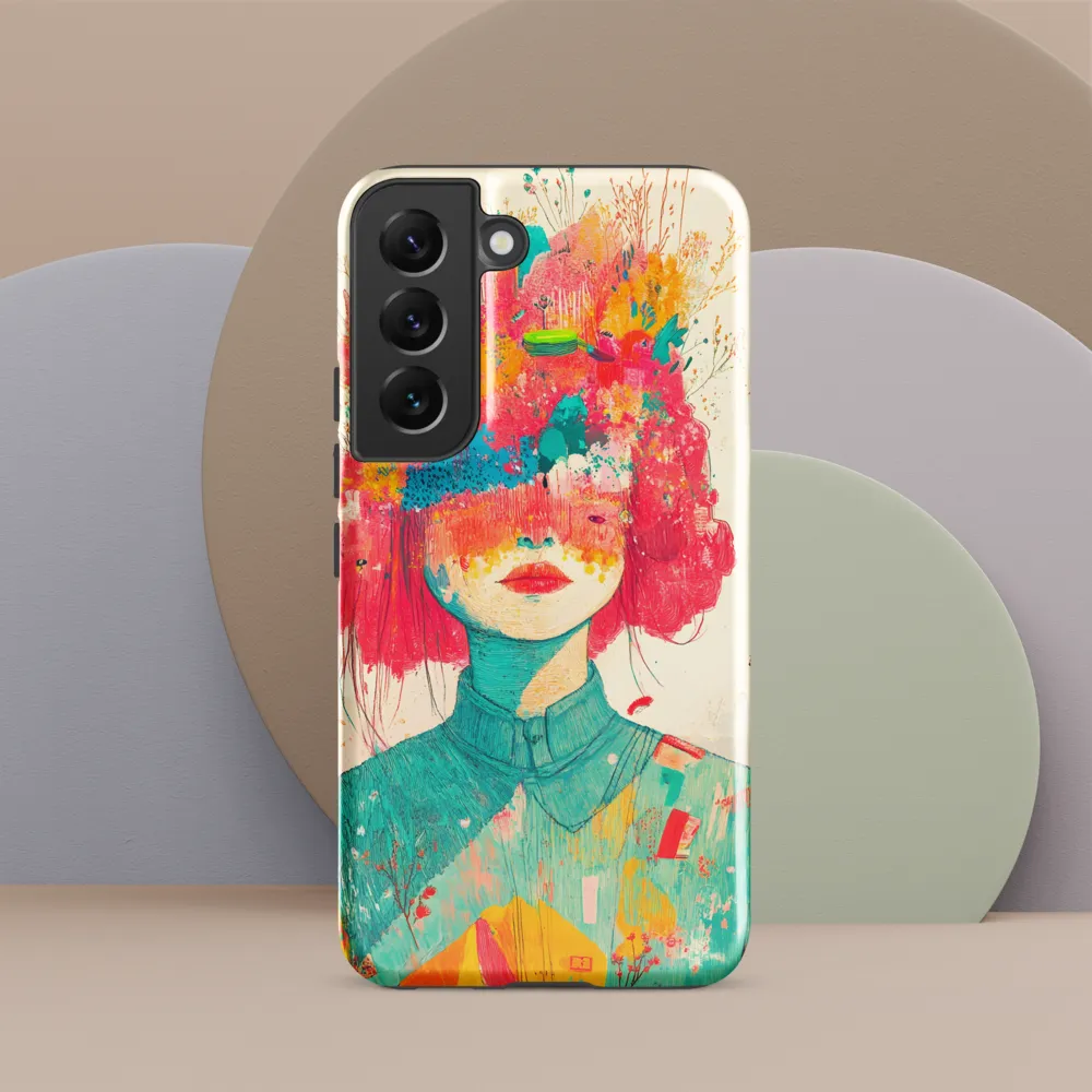 Whimsical Floral Portrait