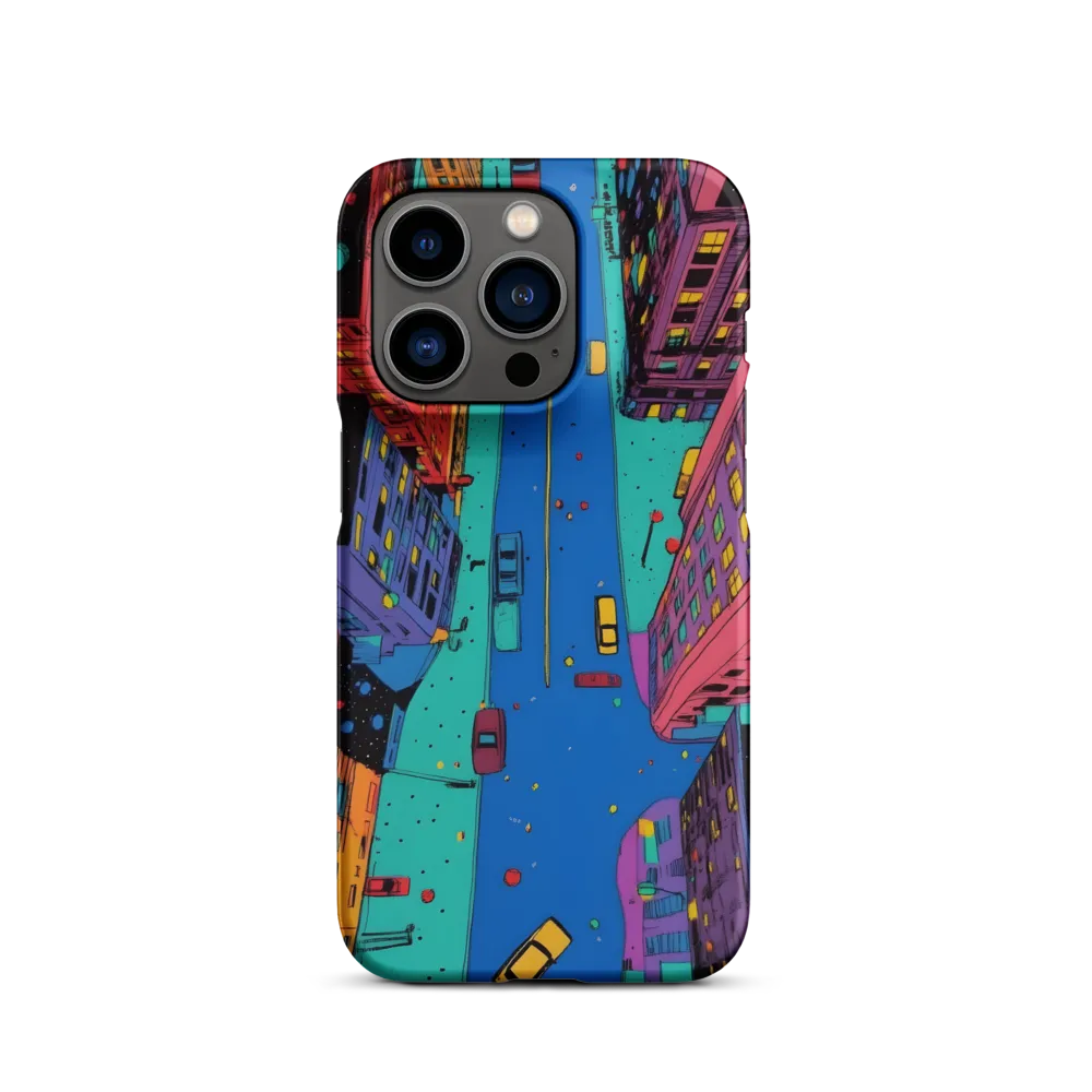 Aerial Dreamscape: The Pulse of Urban Life | Phone Case |  14 Pro | Snap Case | Matte