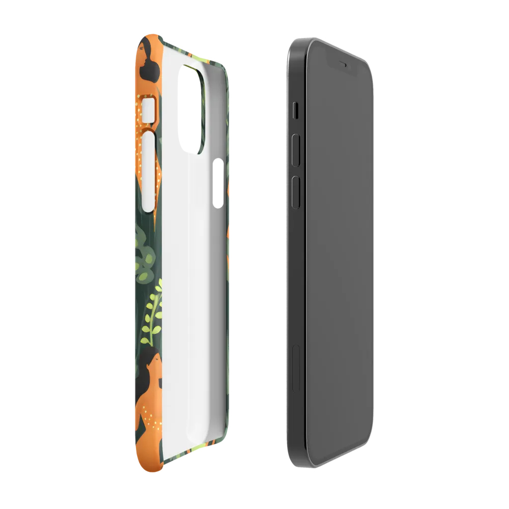 Playful Harmony in Patterns | Phone Case |  12 | Snap Case | Matte