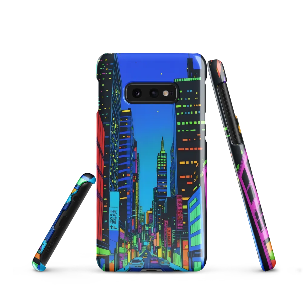 Neon Dreamscape: A Futuristic City at Dusk