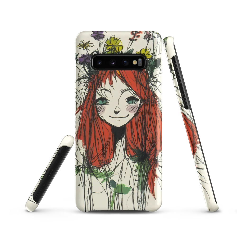 Whimsical Floral Portrait