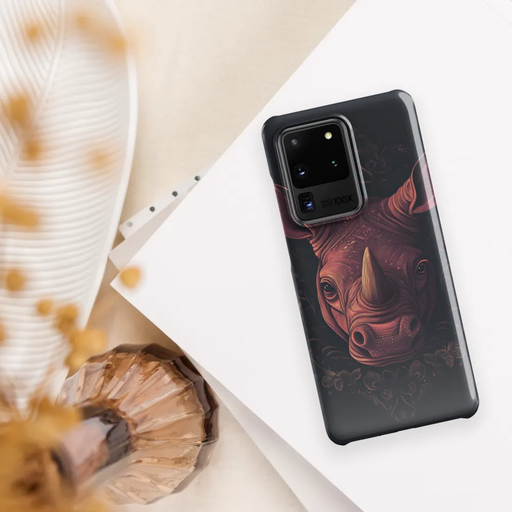 Regal Rhinoceros | Phone Case |  S20 Ultra | Snap Case | Glossy