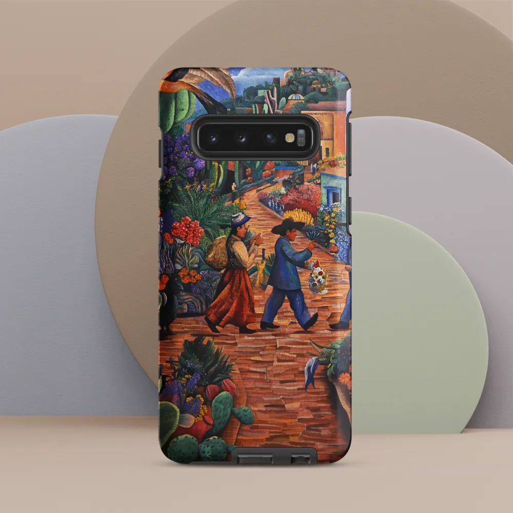 A Mosaic Journey Through Colorful Landscapes