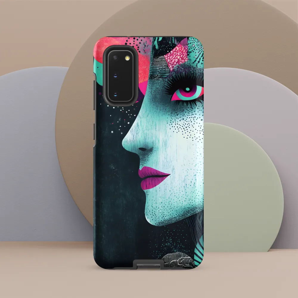 Mystical Beauty in Blue and Pink | Phone Case |  S20 | Tough Case | Matte