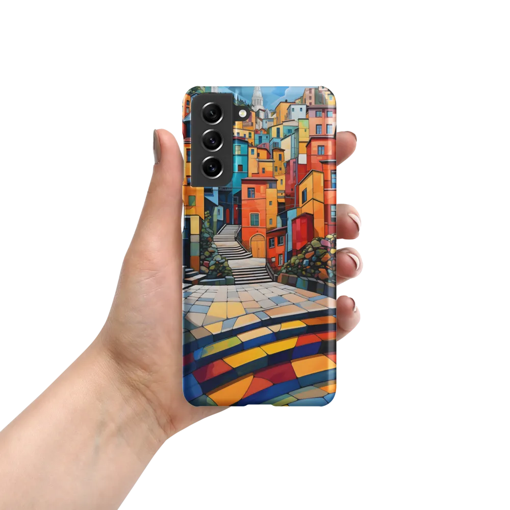 Vibrant Village: A Cubist Journey