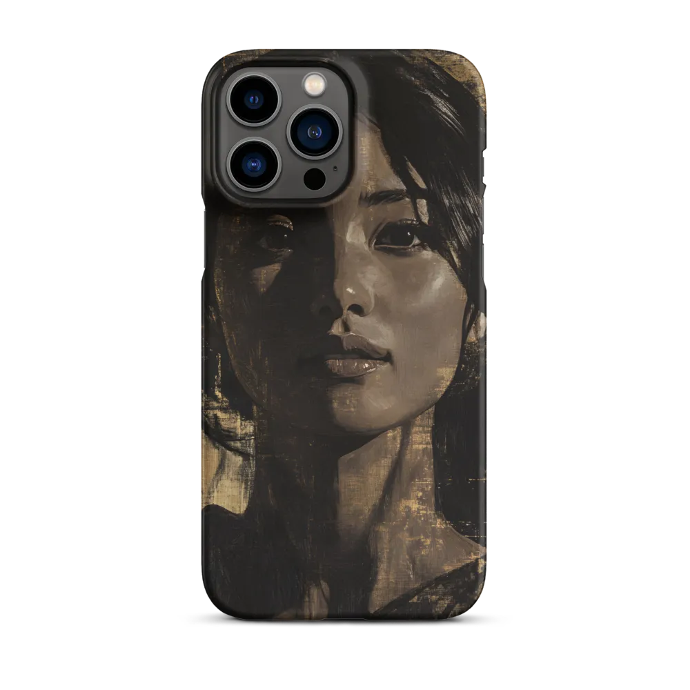 Golden Gaze: A Contemporary Portrait