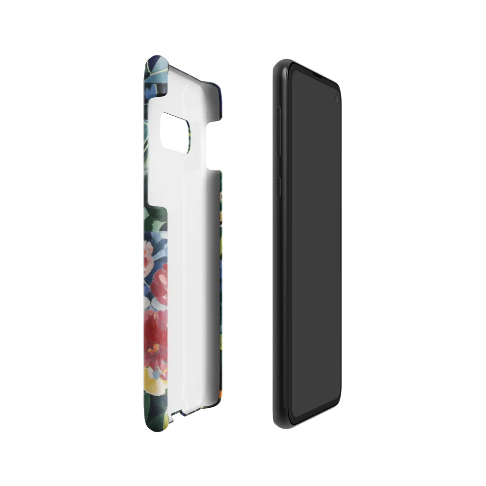 Hidden Majesty: The Jaguar Amongst Tropical Splendor | Phone Case |  S10e | Snap Case | Matte