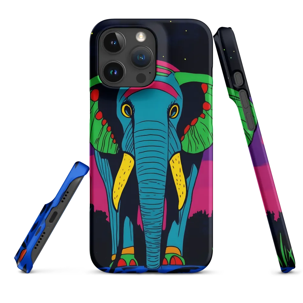 Whimsical Majesty: The Vibrant Elephant