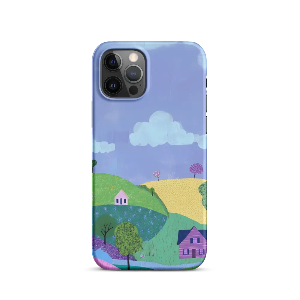 Whimsical Hills and Quaint Homes | Phone Case |  12 Pro | Snap Case | Matte