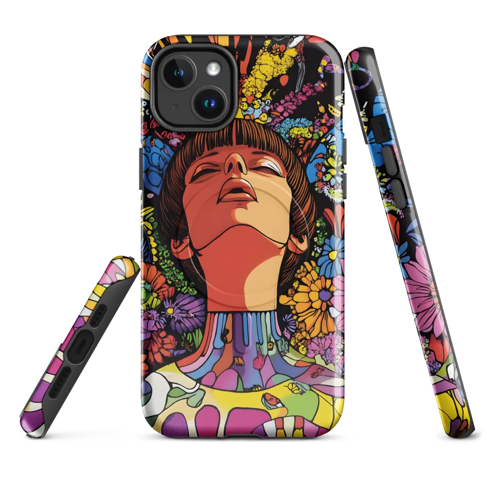 Vibrant Ecstasy: A Psychedelic Portrait