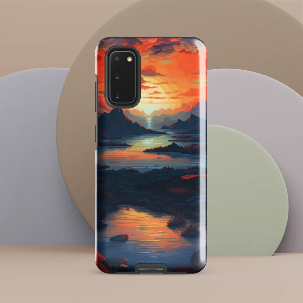 Ethereal Evening: A Digital Dusk