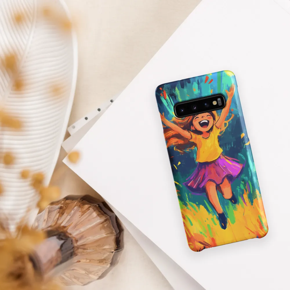 Joyful Escape into Nature | Phone Case |  S10 | Snap Case | Matte