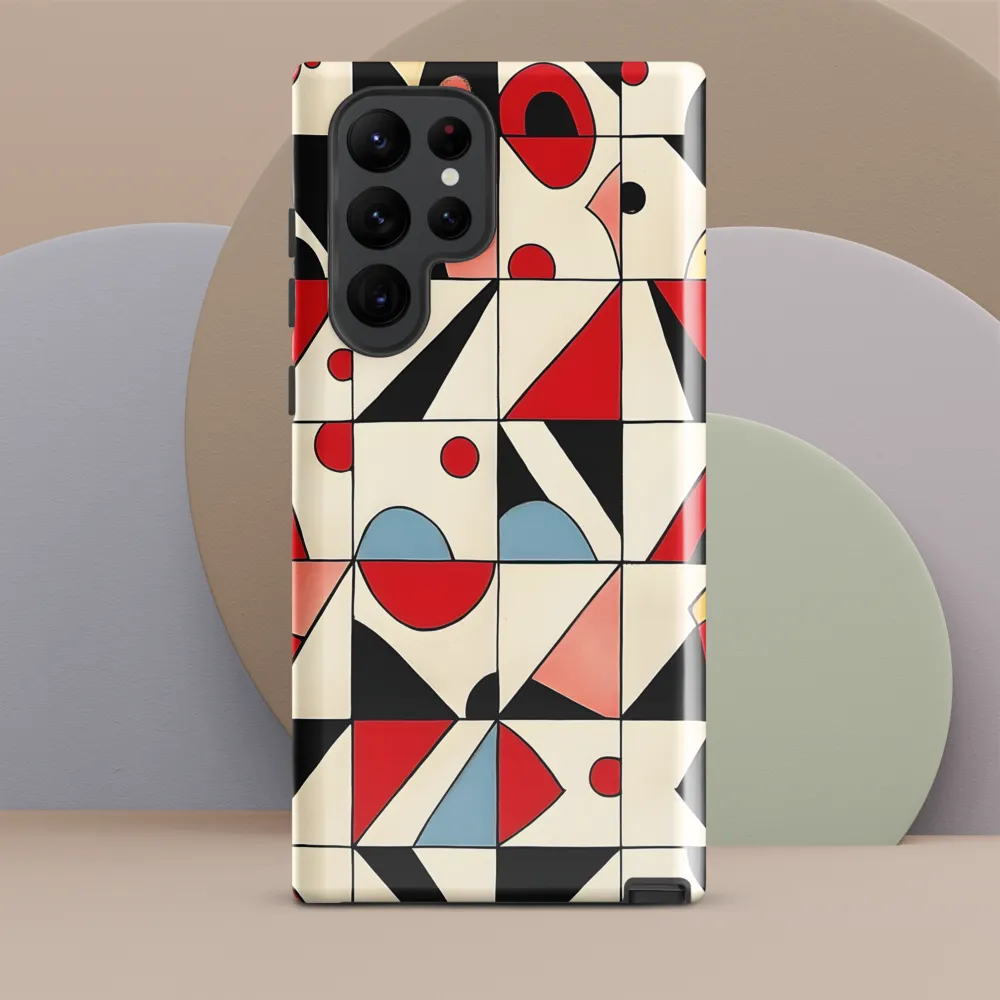 Dynamic Geometric Harmony | Phone Case |  S22 Ultra | Tough Case | Glossy