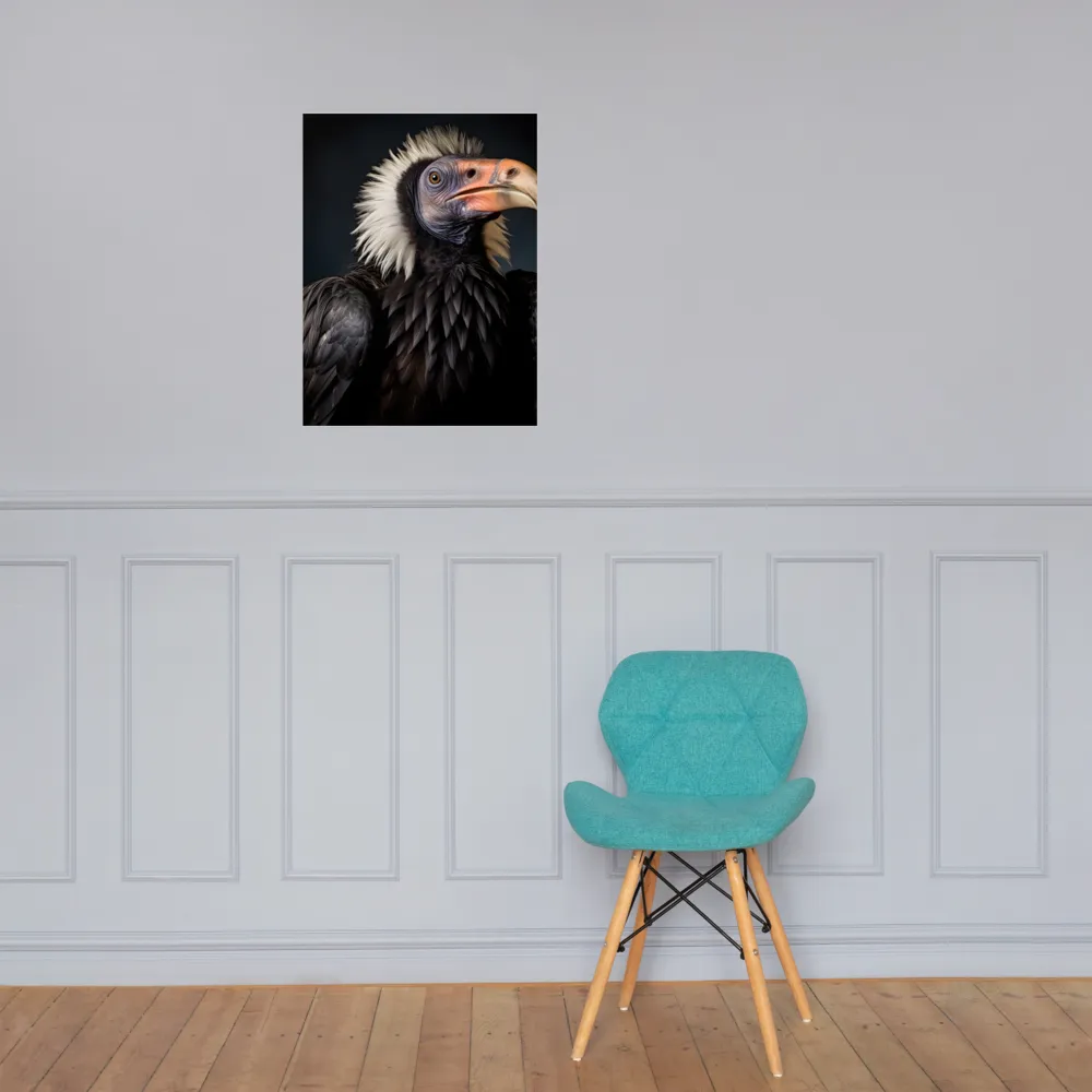Majestic Vulture Portrait | Poster | 18″×24″