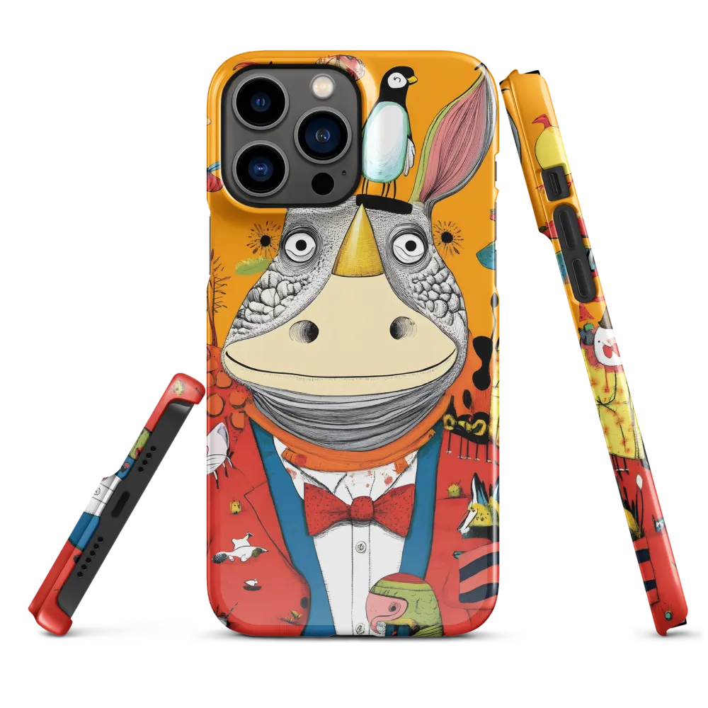 Whimsical Rhinoceros: A Playful Encounter