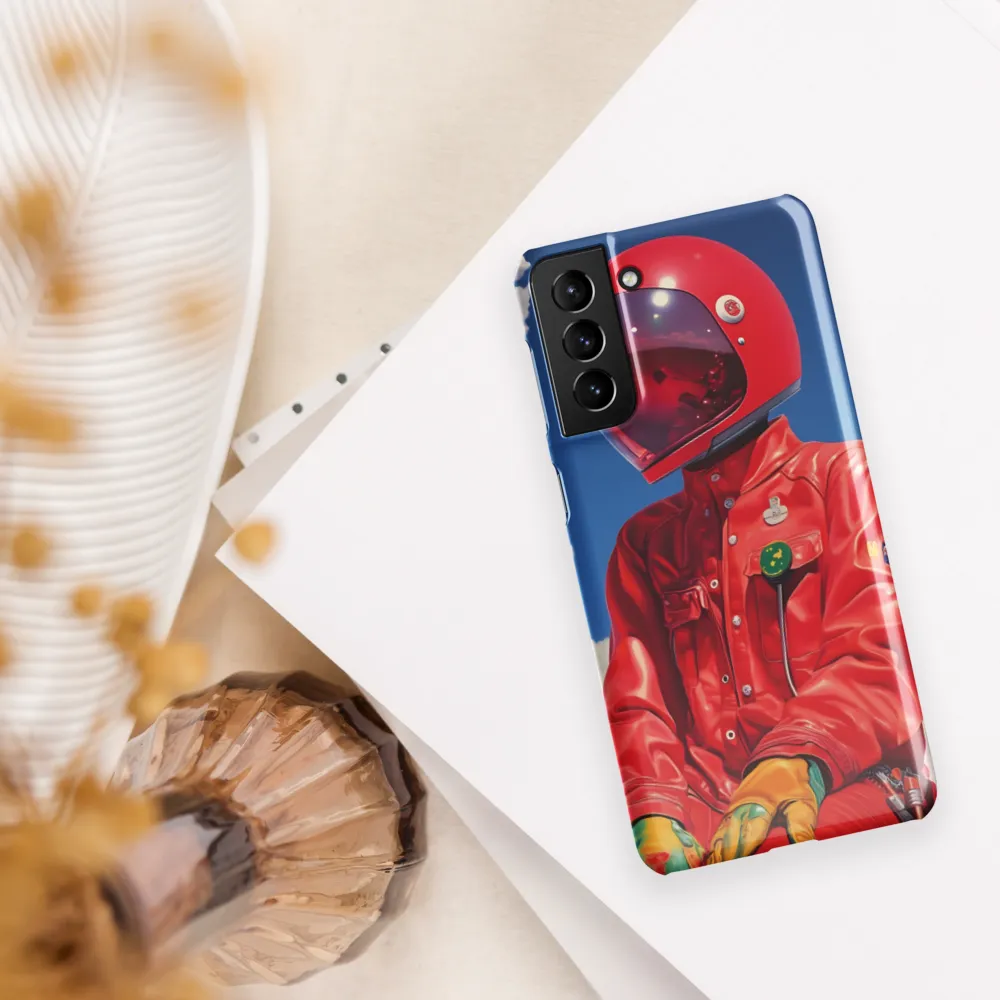 Astronaut in Crimson