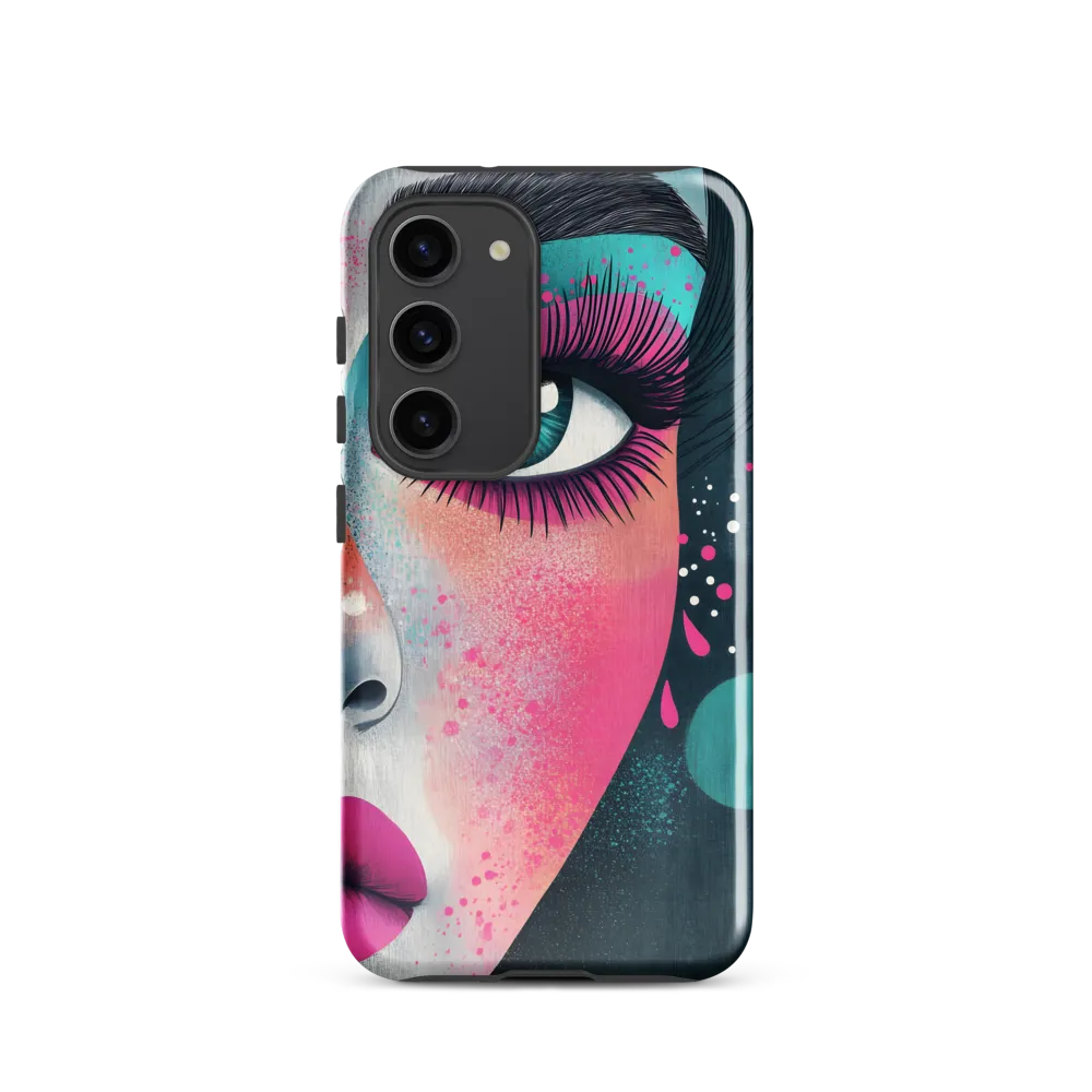 Vibrant Gaze | Phone Case |  S23 | Tough Case | Glossy
