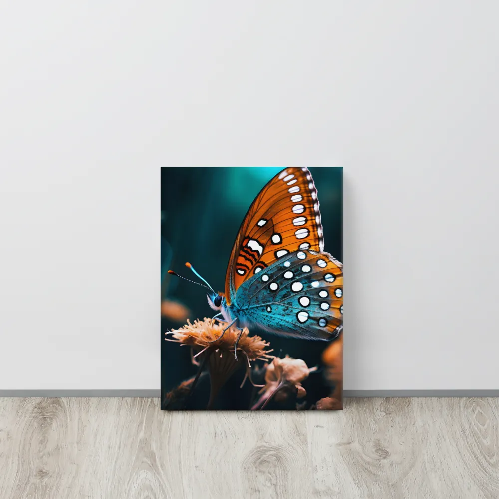 Whispers of Color: The Butterfly's Embrace