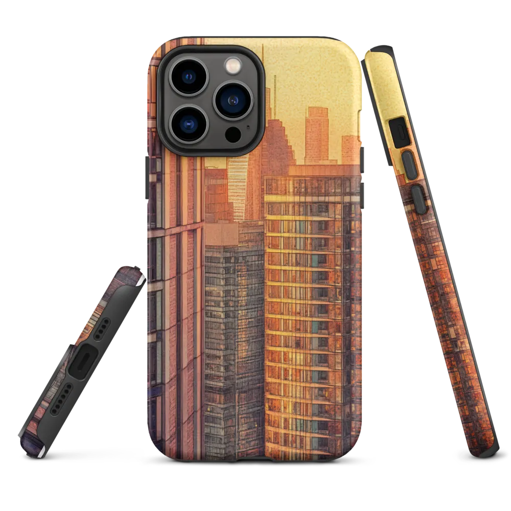 Urban Serenity at Sunset