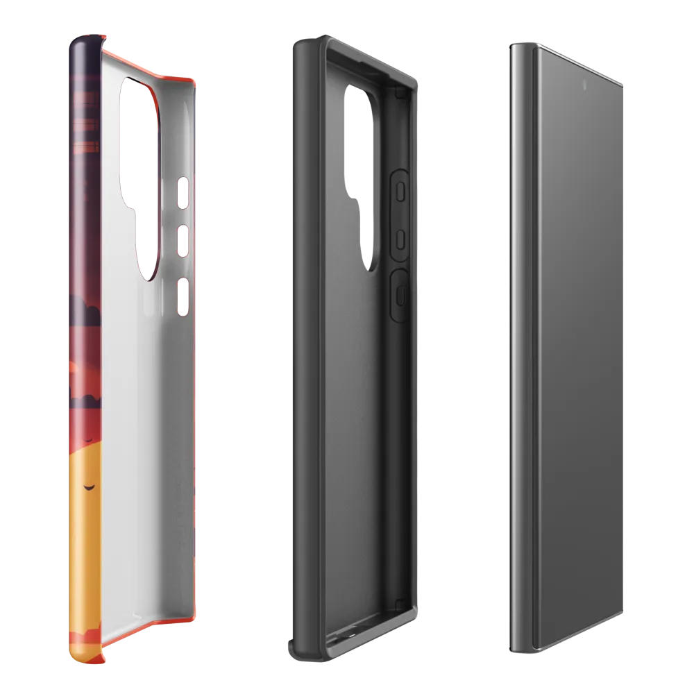 Urban Dusk: A Symphony of Cityscapes | Phone Case |  S23 Ultra | Tough Case | Glossy
