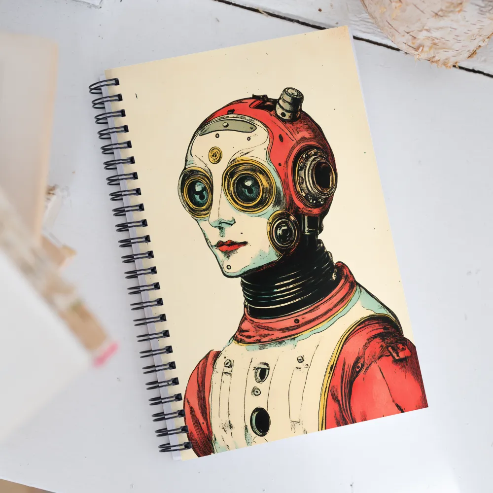 Ethereal Automaton | Spiral Notebook